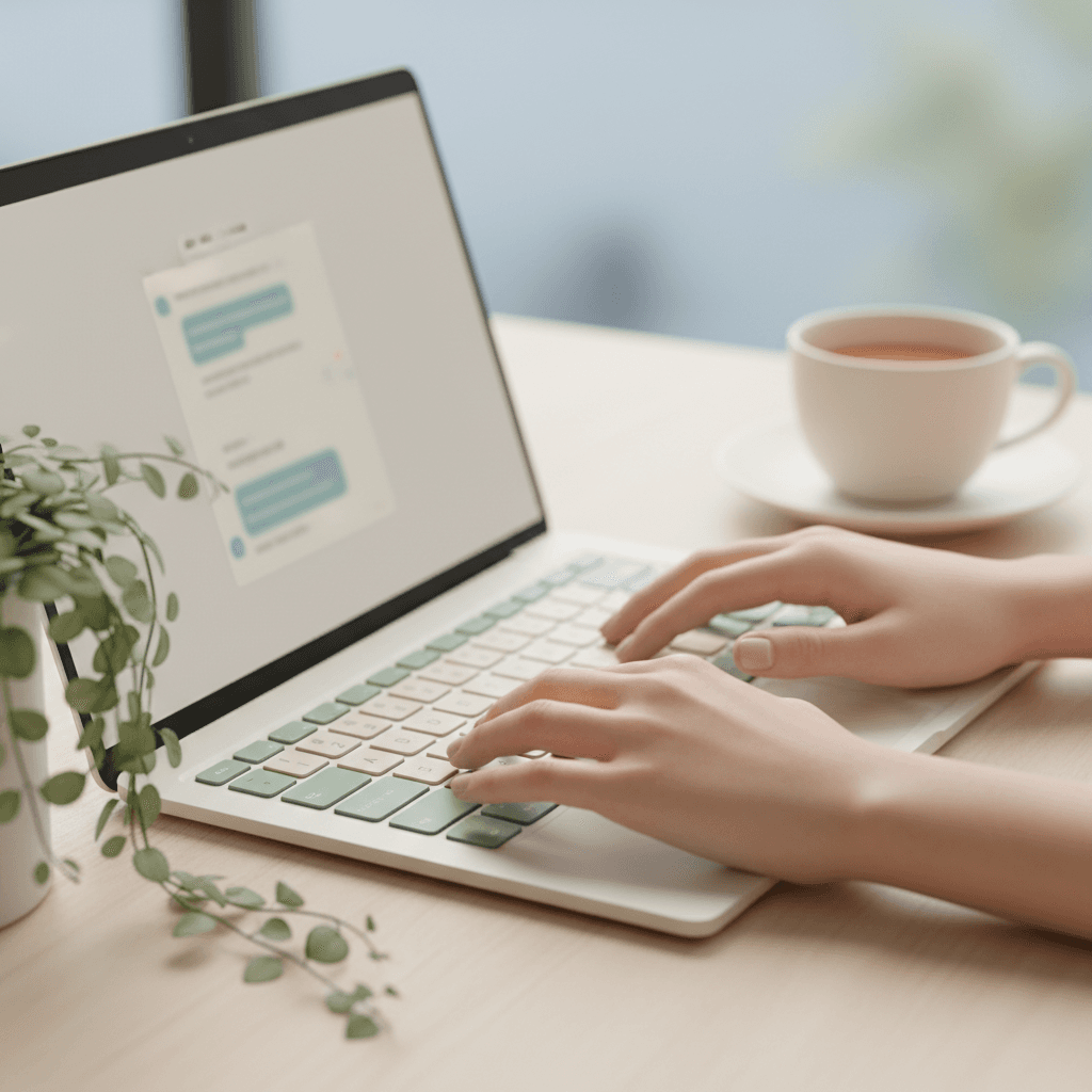 AI Concierge chat interface on smartphone